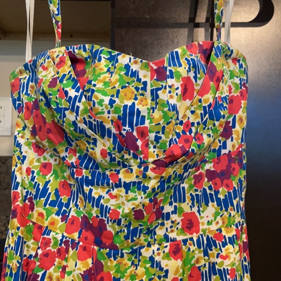 Anthropologie Girls From Savoy Garden Party Halter Dress - Picture 3 of 9